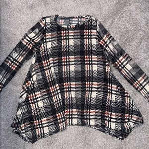 Jodifl Swing Plaid Top